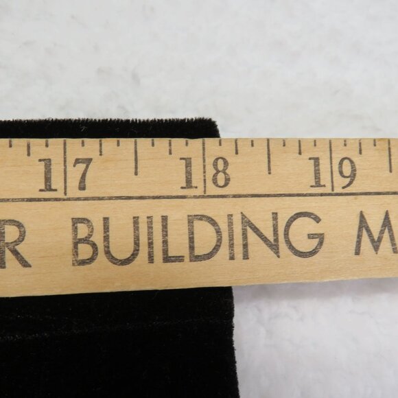 Soft Surroundings Pants Womens Size Large Black Velour Wide Leg Lounge Plush - Picture 8 of 10